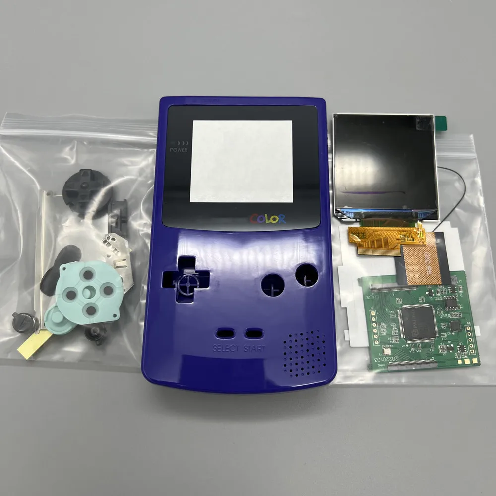 ゲームボーイカラー用の高輝度LCDディスプレイ,オリジナルサイズ,2.45 
