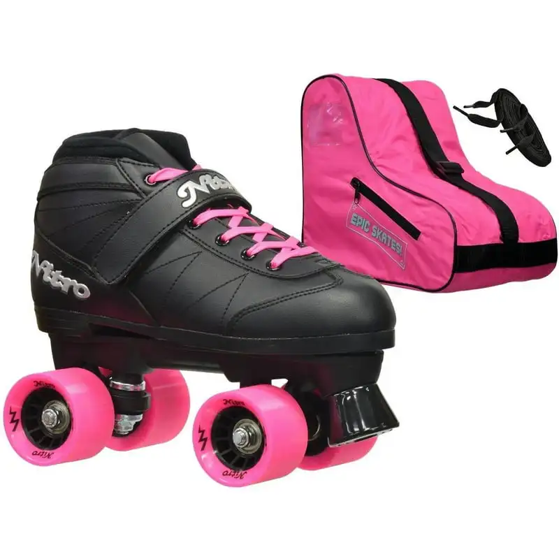 

Epic Adult Super Pink Quad Speed Skates Package