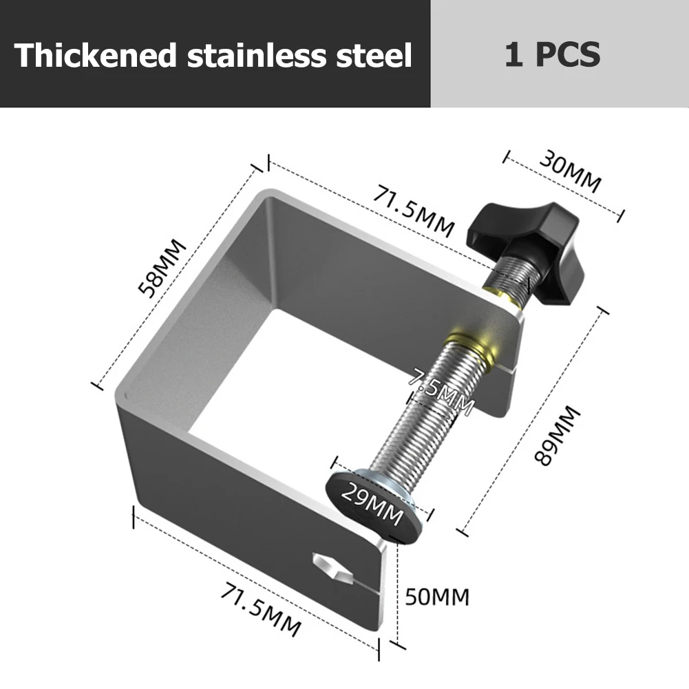 Cold Pressed Steel Panel Clamps for Drawer Front Installation High Toughness and Strength Suitable for All Stock Thicknesses