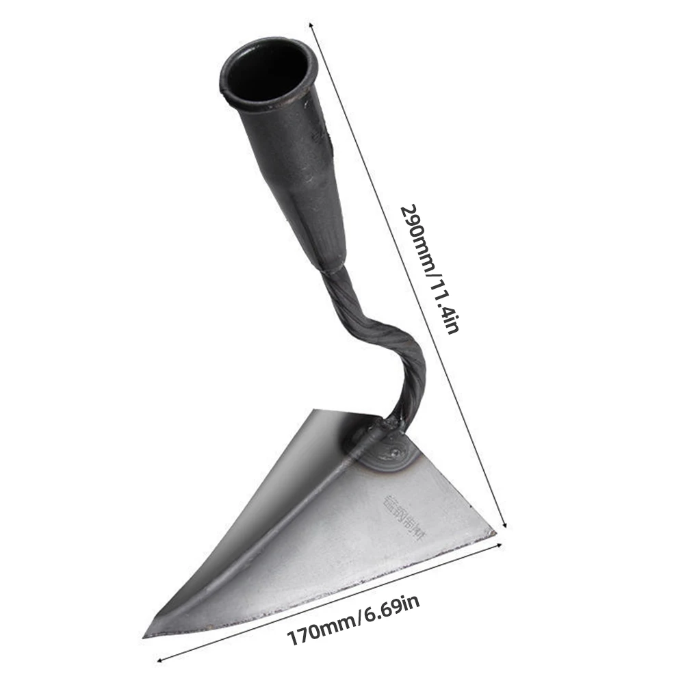 Furrow Hoe Triangle Small Tip Hoe Agricultural Land Turning Loose Soil Hand Plow/Manual Plough Rake Garden Tools garden hand rake garden hoe garden cultivator
