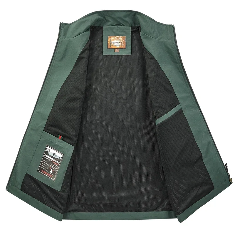 Gilet Utility Uomo Con Multi-tasche - Ideale Per Pesca, Fotografia E Attività Outdoor - Foto 3