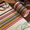 20Rolls Gold Foil Washi Tape Set Scrapbooking Washitape Stationery Slim Decorative Adhesive Tape Journal Supplies Masking Tapes 5
