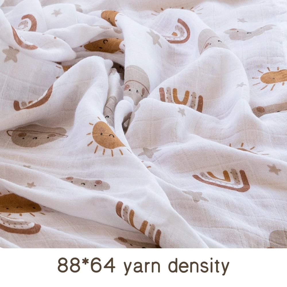 Bamboo Muslin Swaddle Blanket 3