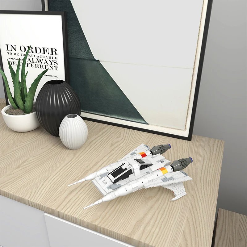 Building Block Toy MOC Space Classic Model Fighter N-1 Building Blocks For Nabools-Battle Airplane Bricks Display Toys Children Birthday Gifts