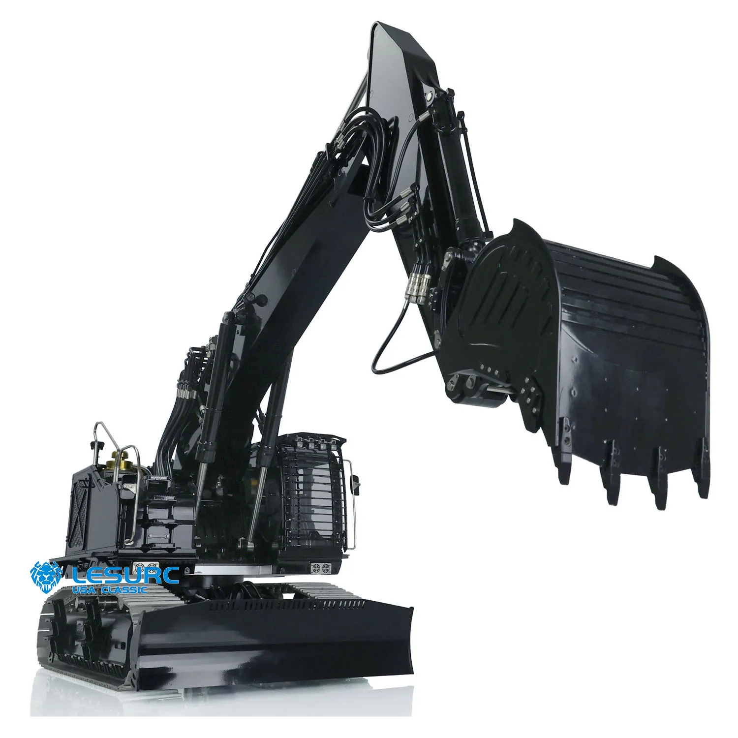 Koparka RC hydrauliczny LESU Aoue ET35 1/14 Metal zmontowany sterowanie radiowe koparka ciężkie zabawki RC ciężka maszyna 2 Koparka RC hydrauliczny LESU Aoue ET35 1/14 Metal zmontowany sterowanie radiowe koparka ciężkie zabawki RC ciężka maszyna - Image 2