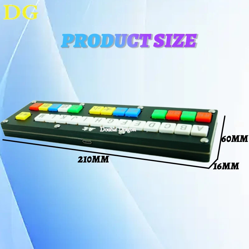 ミニPC麻雀コントローラー – オムロン製スイッチ搭載のポータブルUSB