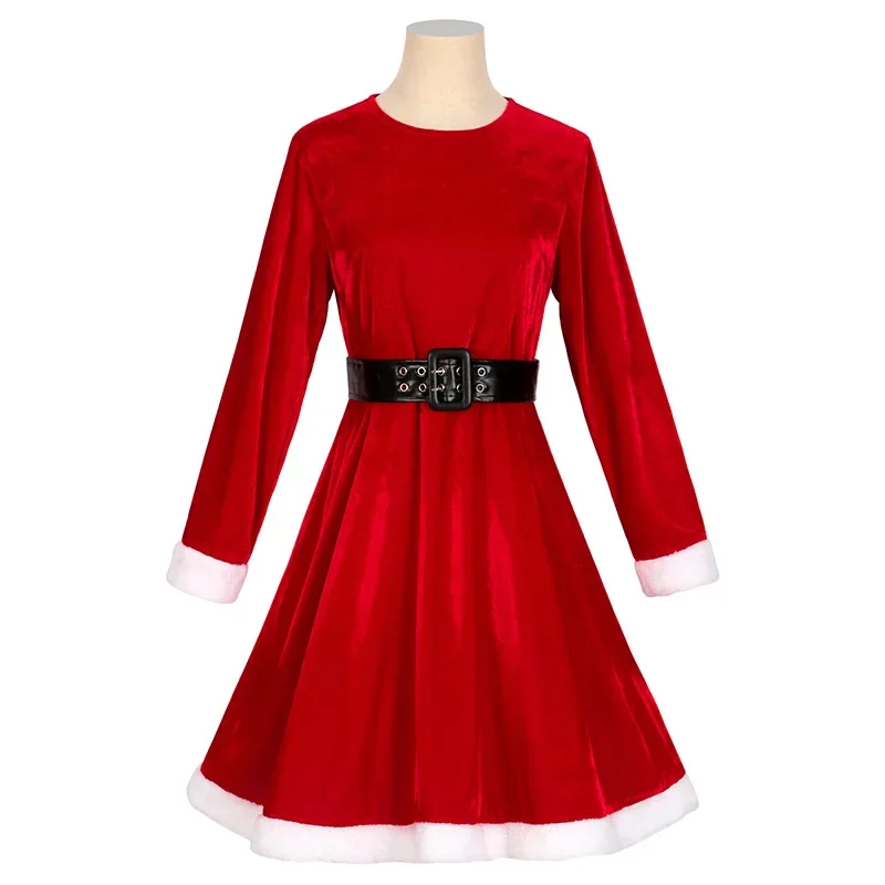 

Christmas new Christmas uniform suit COS clothing Christmas dress cross-border wholesale Christmas dress full set