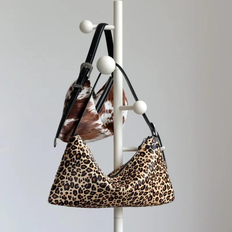 Genuine Leather Underarm Bags For Women Luxury Designer Handbag And Purse 2025 New In Vintage Large Capacity Shoulder