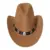 Cowboy Hat for Men Women Felt Wide Brim Cowgirl Hat with Strap 23