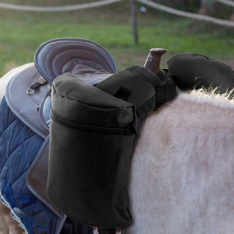 Horn Saddle Bag Set Large Capacity Durable Pommel Saddlebag Combo For Cross Country Riding Saddle Bag Luggage Bags