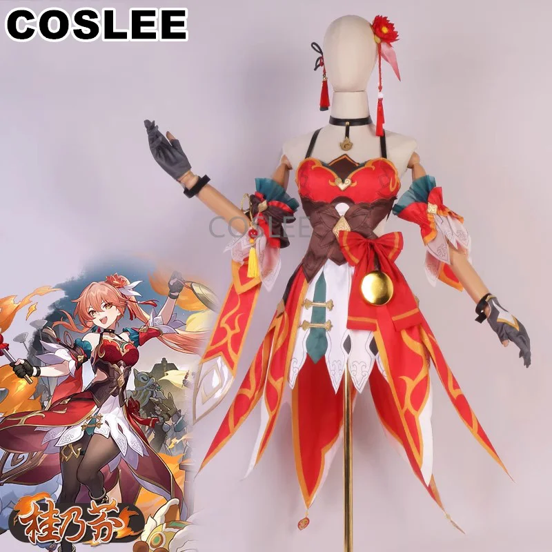 

COSLEE Honkai: Star Rail Guinaifen Cosplay Costume Lovely Dress Uniform Role Play Game Suit Halloween Party Outfit Women New