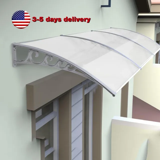 Protect Your Home with the 4 Size Awning Shade Window Door Sun Canopy