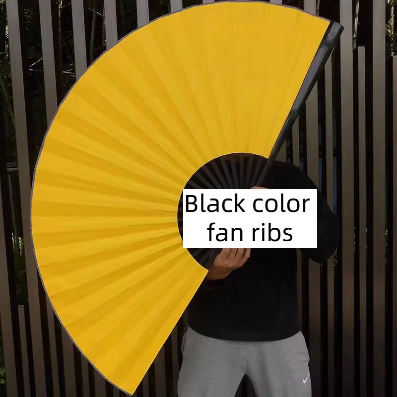 Multi Specification Blank Handmade Rice Paper COS Prop Fan Large Hanging Fan Decorative Folding Craft Cloth Cover Decorative
