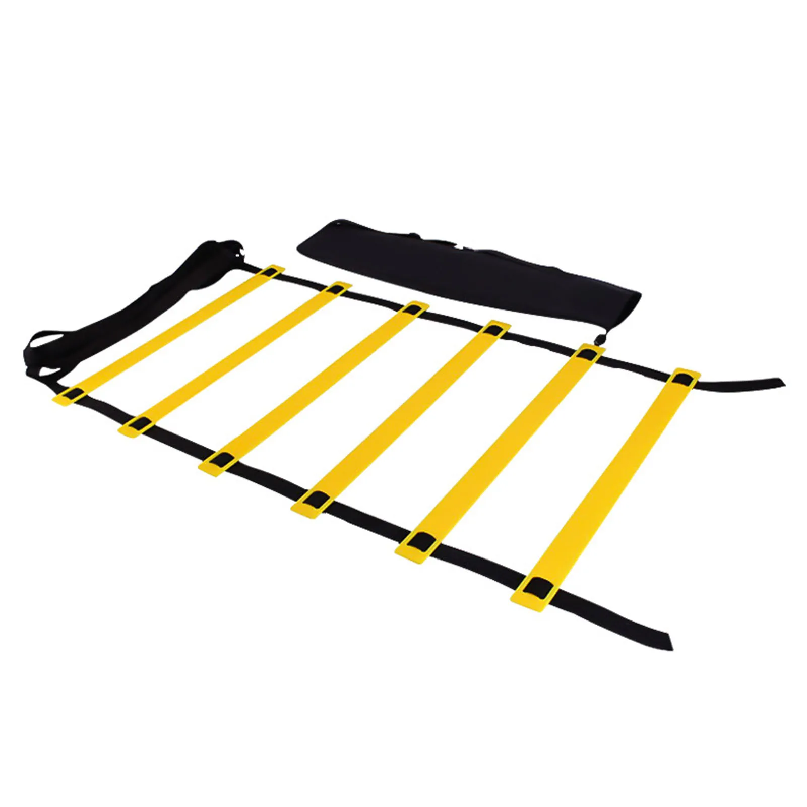 Step Speed Training Soft Ladder Foldable Adjustable Rungs Agility Ladder for Versatile Speed Fitness Training