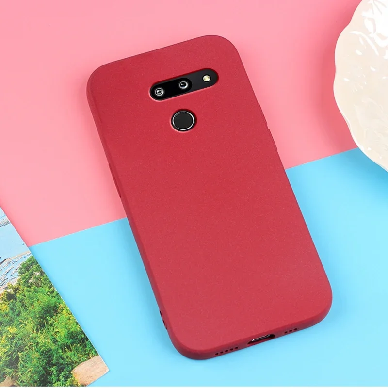 Sand Matte Soft Silicone Shockproof Anti-Slip Phone Case Cover