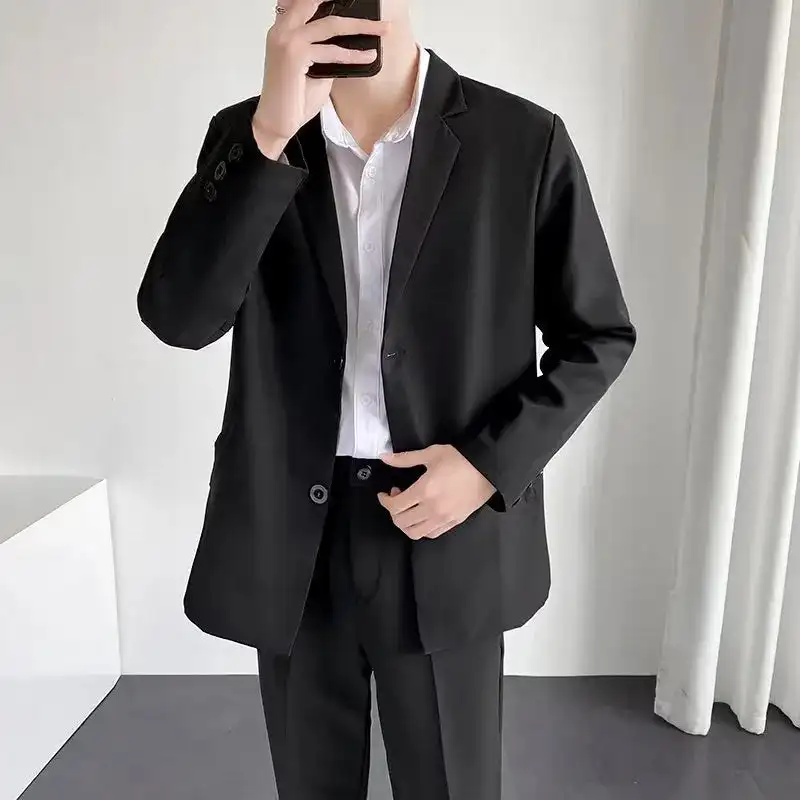 2024 Riolio Autumn New Fashion Men Blazer Wedding Groom Tuxedo Peaked Lapel Male Fashion Costume Blazer With Pants