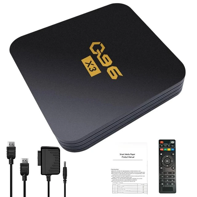 Q96 X3 Home Theater 6K HDR UHD 2.4G WiFi Set Top Box Android 13 Allwinner  H313 Smart TV Box