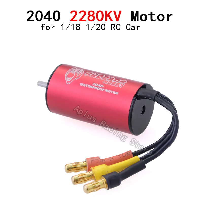 High-Performance Brushless Motor and ESC Combo with Servo for RC Cars and Trucks