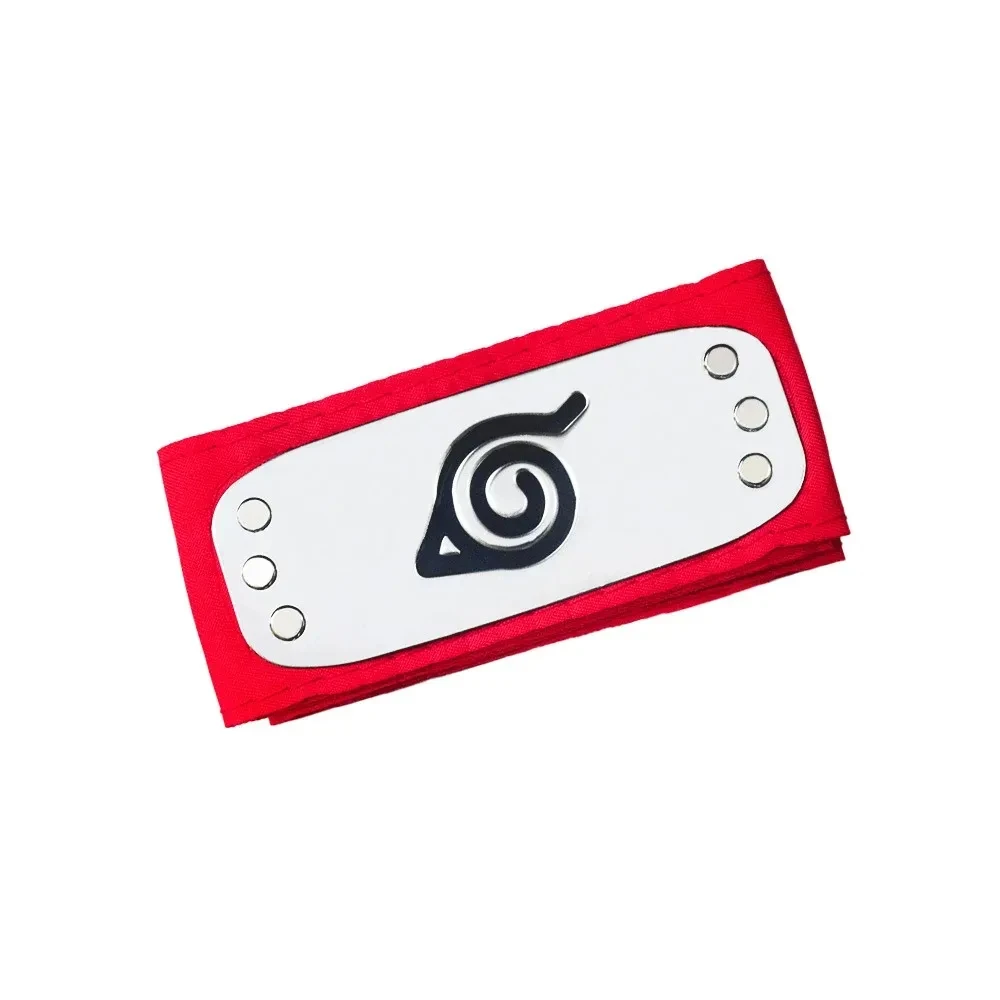 Naruto Headband Bandai Naruto Headband Cosplay Anime Akatsuki Kakashi Uchiha Sasuke Headband Logo Cosplay Costume Accessories