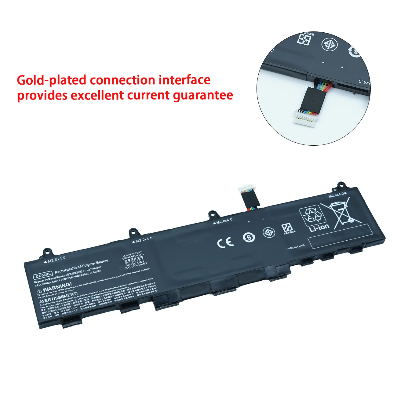 ANTIEE 53Wh CC03XL Batterie Compatible avec HP ZBook Firefly 14 G7 G8