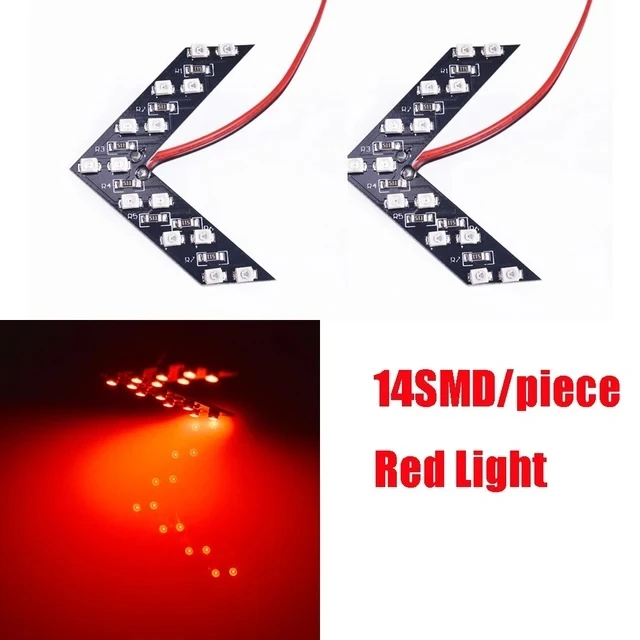 2Pcs Red