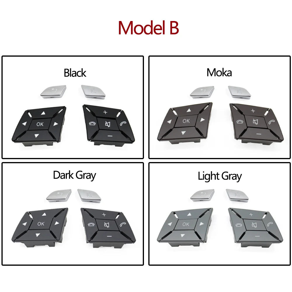W204 W212 W218 Car Steering Wheel Control Menu Switch Button Cover Volume For BENZ C GLK E A Class X204 W156 W246 2185400162 Steering Wheel Cover Steering Wheel Switch