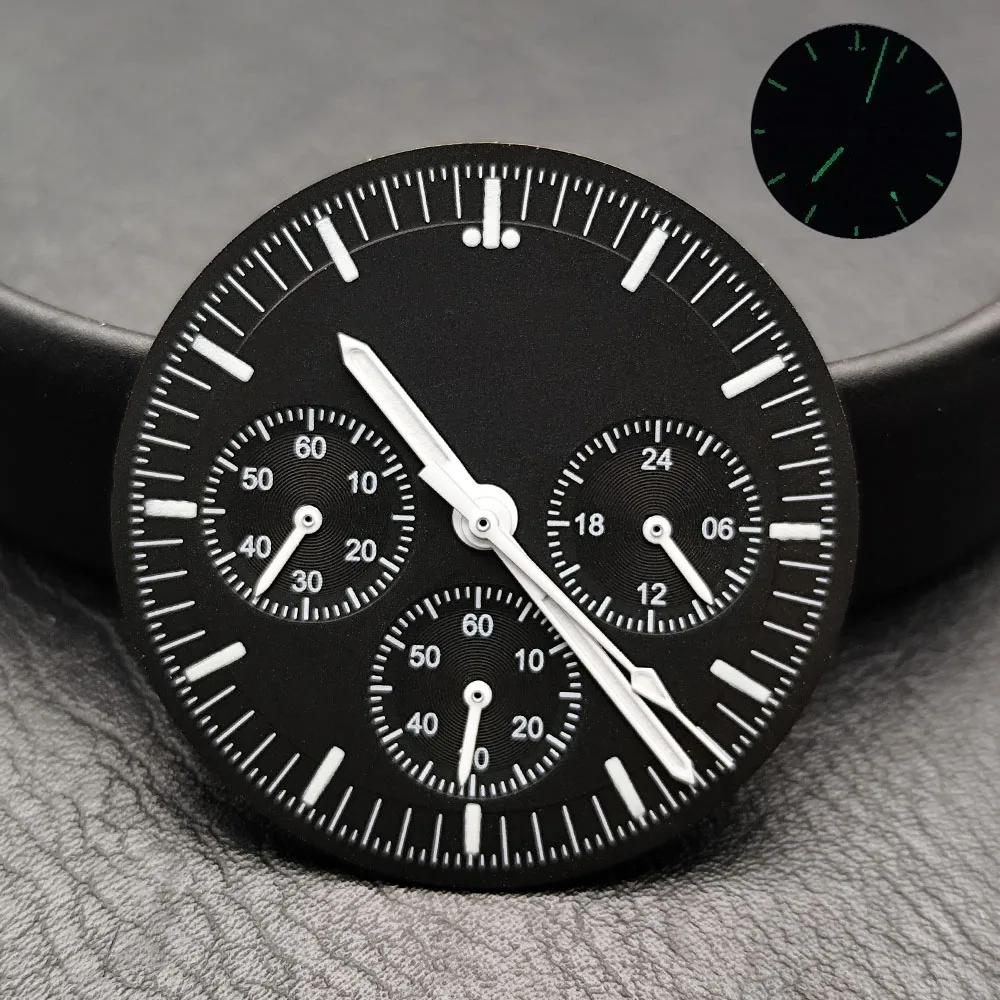 Elegant Silver/Black Metal Watch Case with Quartz Movement Compatibility and 32.5mm Dial - Ideal