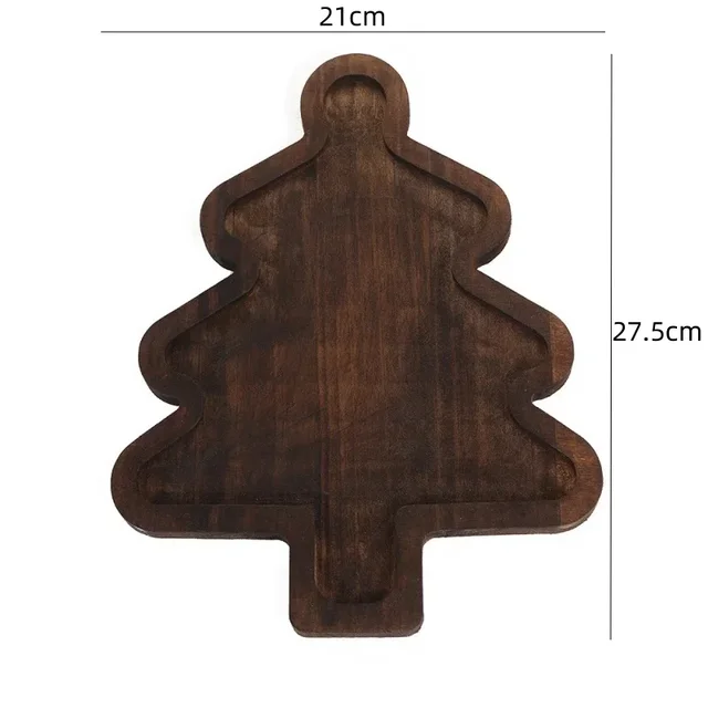 Christmas Tree Wooden Tray 6