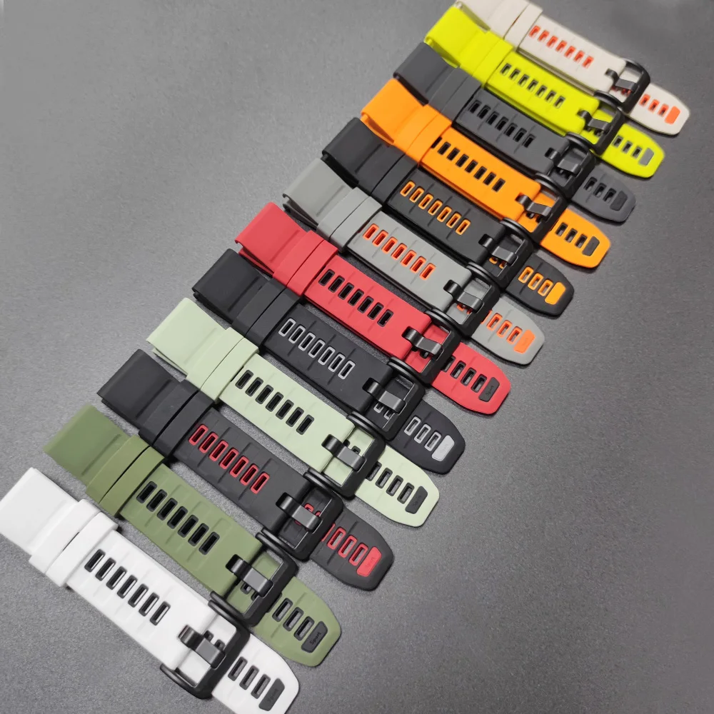Silicone Sports Watchband - Quick Release, 2PCS, 26/22mm Strap