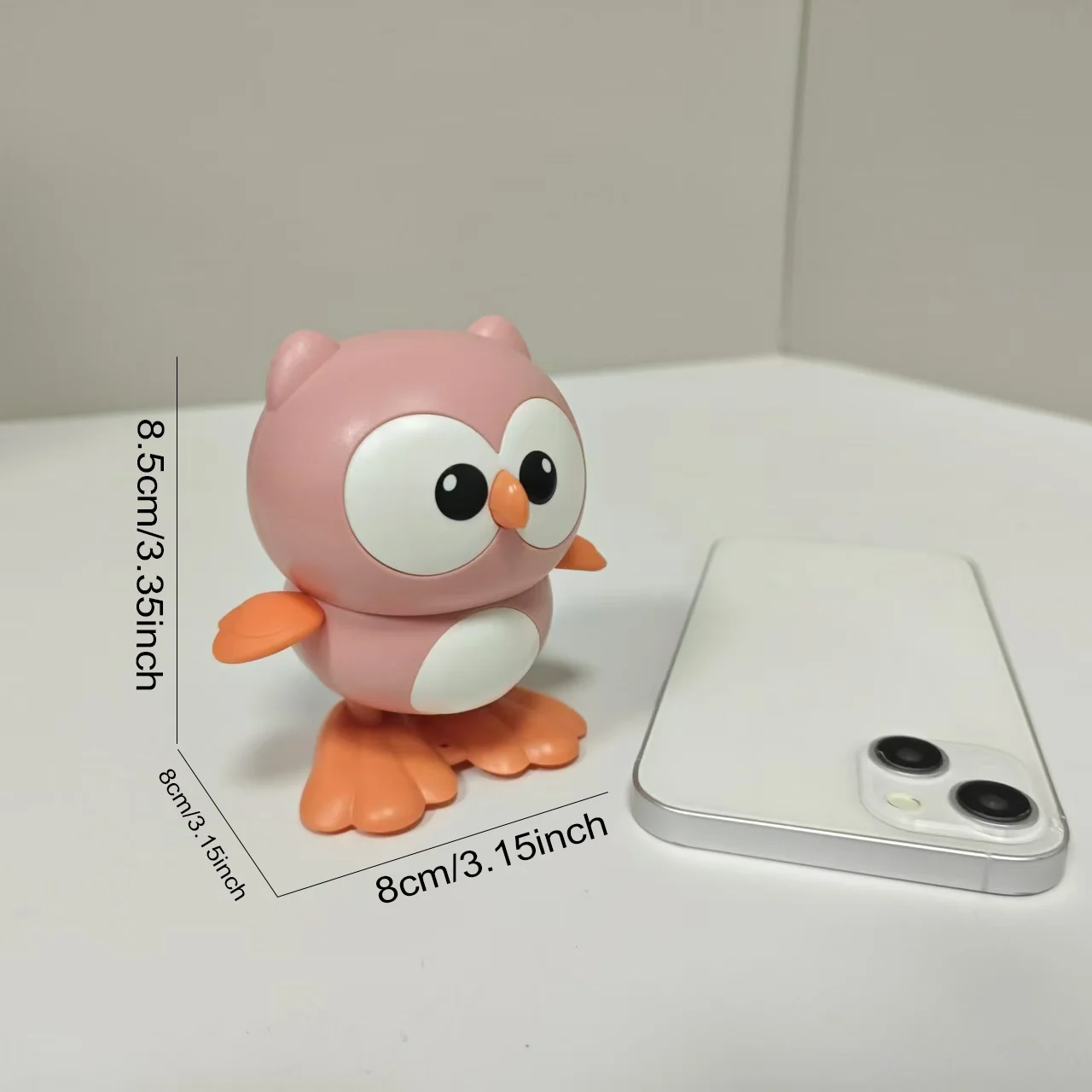 Wind Up Plush Toys Wind Up Toy Wind-Up Jumping Owl Toy for Kids Novelty Wind-Up Walking Animal Perfect Gift for Children