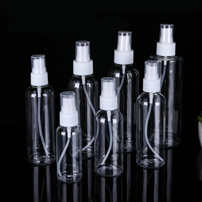 

10pcs 60ml Clear Plastic Portable Perfume Spray Bottle Empty Perfume Bottles Refillable Mist Pump Perfume Atomizer Travel