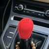 Car Silicone Gear Shift Knob Cover Gear Shift Non-Slip Grip Handle Protective Covers Manual 6-speed Car Interior Accessories 2