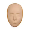 5D Facial Tattoo Training Head Silicone Practice Permanent Makeup Lip Eyebrow Tattoo Skin Mannequin Doll Face Head 6