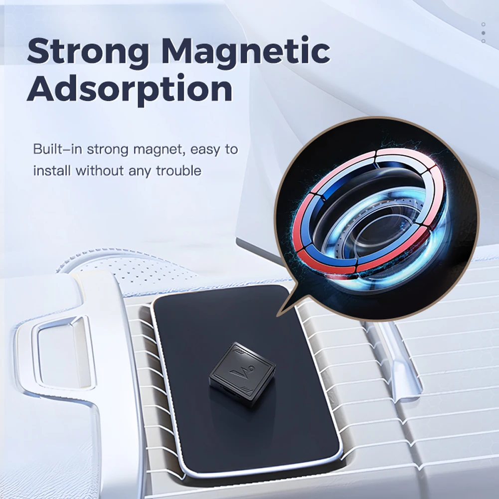 Q7 Portable Car Anti-Lost 4G GPS Locator Strong Magnetic Real Time Smart Tracker Mini Alarm Tracking Device Auto Car Accessories