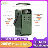 CTOLITY 200W Power Station 192Wh Lifepo4 Battery Power Bank 60000mAh Portable Charger Battery For Outdoor Energy Storage Supply 1