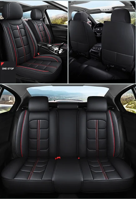 Auto Sitzbezüge Voll Set Universal Für Audi A4 B9 Q2 A5 A3 8v 8p 8l  Sportback A6 c5 Q3 Q5 A1 Leder Auto Innen Zubehör