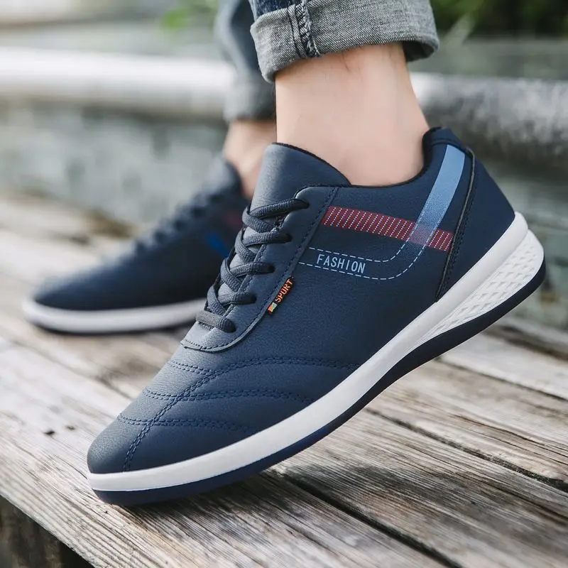 

Leisure Shoes for Men Breathable Light Lace-up Flat Summer Classic Loafers Men Casual Vulcanized Shoes Tennis Shoe Men' Sneakers