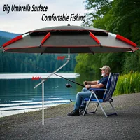 Paraguas de Pesca Grande Engrosado | Protección para Playa, Camping y Exterior