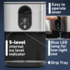 Chef Self Dispensing Nugget Ice Maker Countertop, 46LB Per Day Automatic Chewable Ice, 1.8LB Per Hour 5