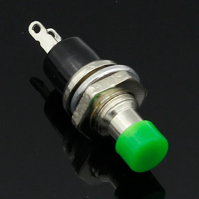 6pcs 7mm Momentary Push button Switch Press the reset switch Momentary On Off Push Button Micro Switch Normally Open NO