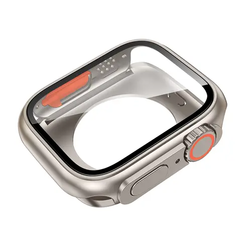 Screen Protector Cover for Apple Watch 44mm 45mm 40mm 41mm Hard PC Front Rear Bumper Case for iwatch 9 8 7 6 5 4 Change To Ultra - Image 3