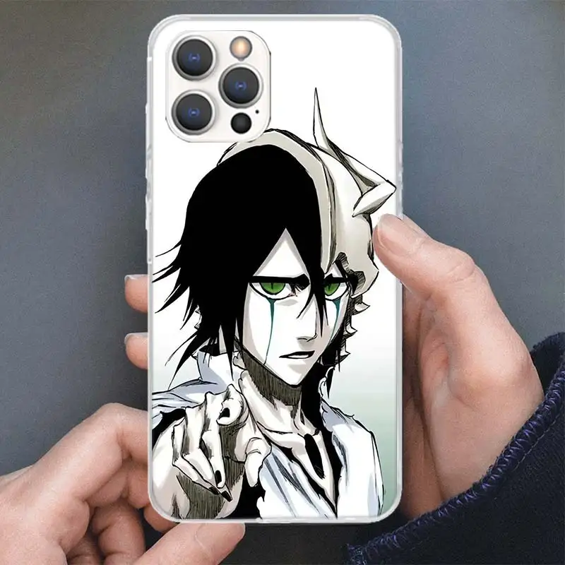 Bleach Ulquiorra Cifer Soft Silicone Phone Case - Anime Themed Print Shell Cover