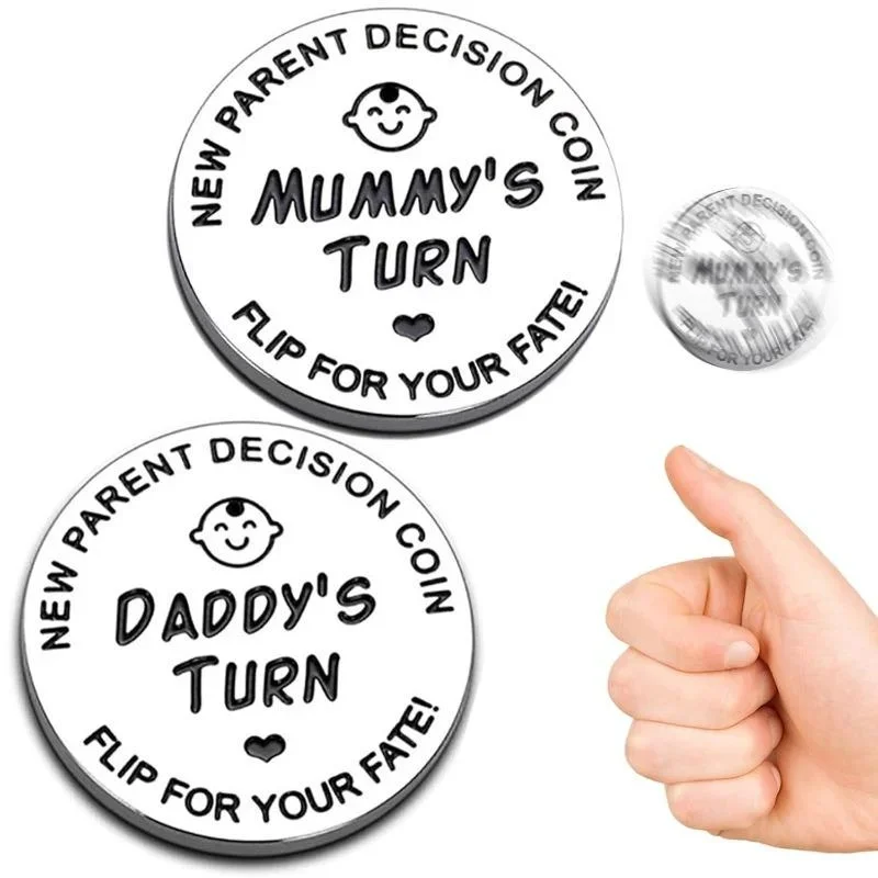 Double-Sided Funny Baby Gift Decision Coin 1pc
