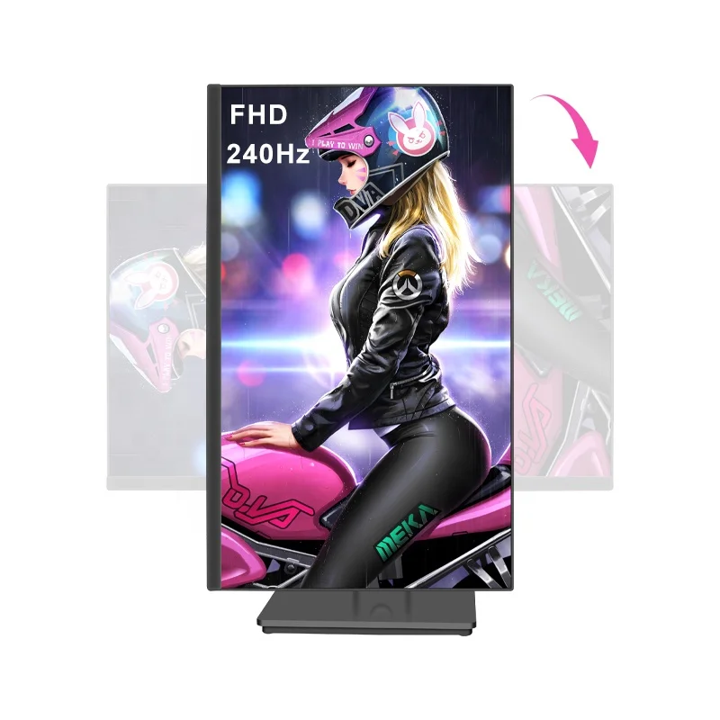 24 Inch IPS LCD Monitor 1080P 1920X1080 Resolution 75Hz Refresh Rate DP DVI Office Gaming Desktop PC image 3