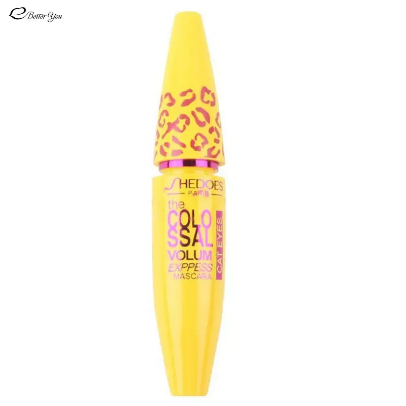 1 Pz Fibra Lash Mascara Colossal Con Collagene Estensione Cosmetica Curling Allungamento Ciglia Rimel 3D Mascara