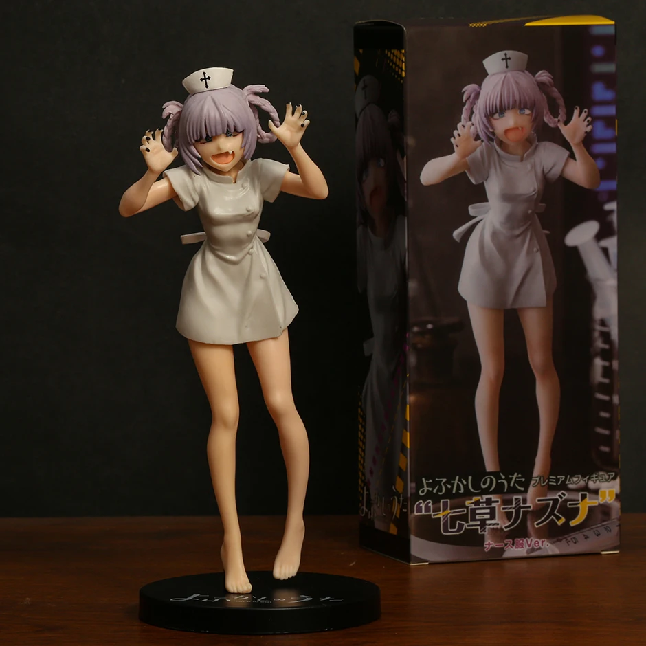 Call of the Night Yofukashi no Uta Nazuna Nanakusa Nurse 2 Sets Figure Anime  New