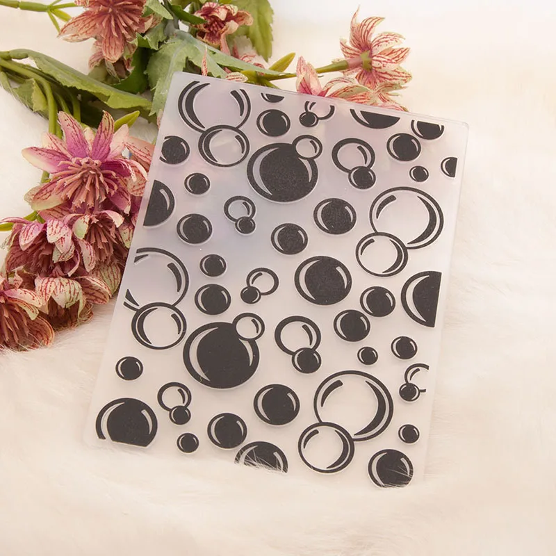 Plastic Embossing Folder Card Making Embossing Folder Template Flower Background DIY Scrapbooking