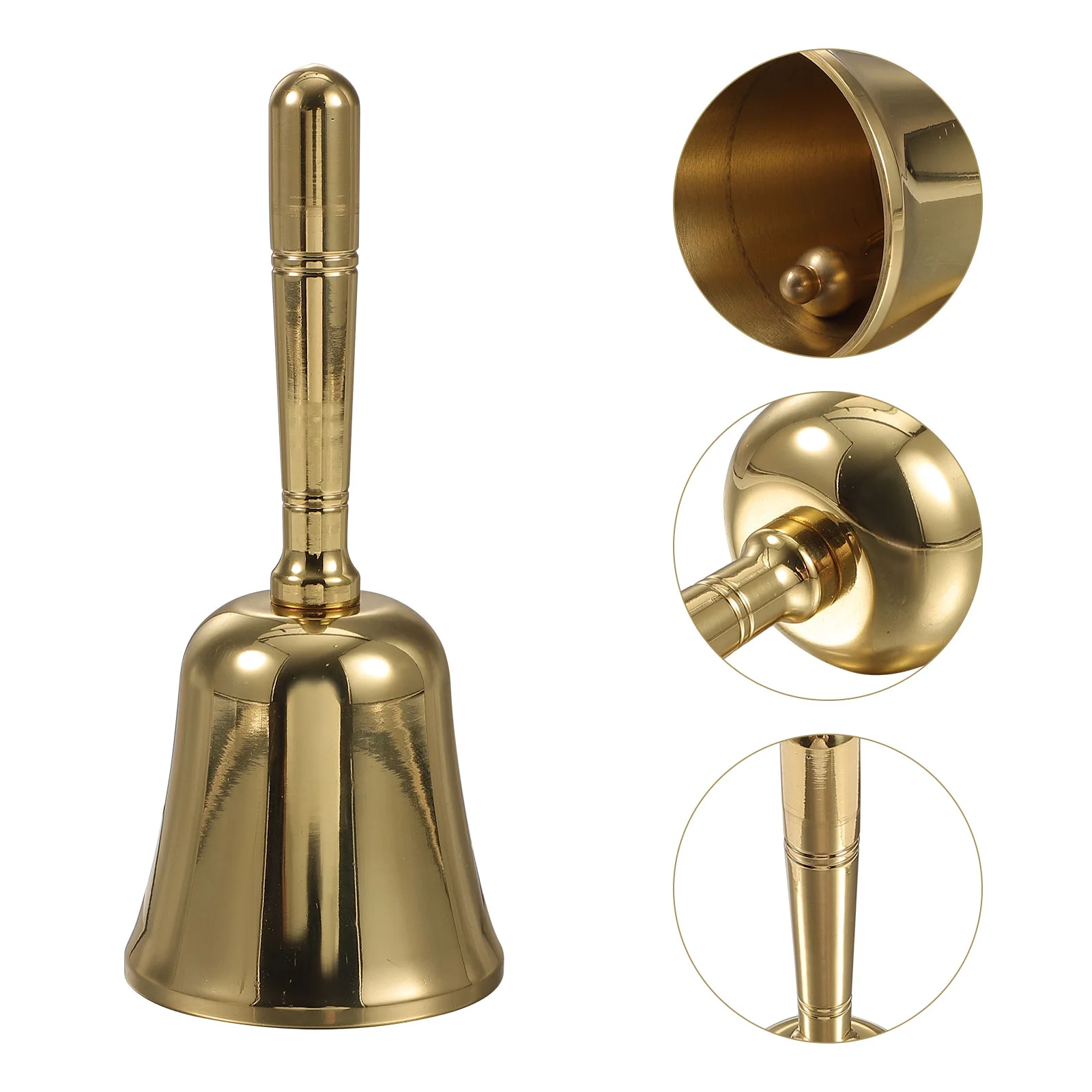 

Brass Handbell Reception for Restaurant Dining Table Hotel Service Craft Call Dinner