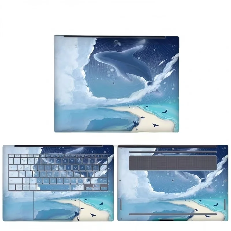 ASUS Zenbook A14 UX3407 UX3407Q용 미리 절단된 스크래치 방지 비닐 스티커 스킨