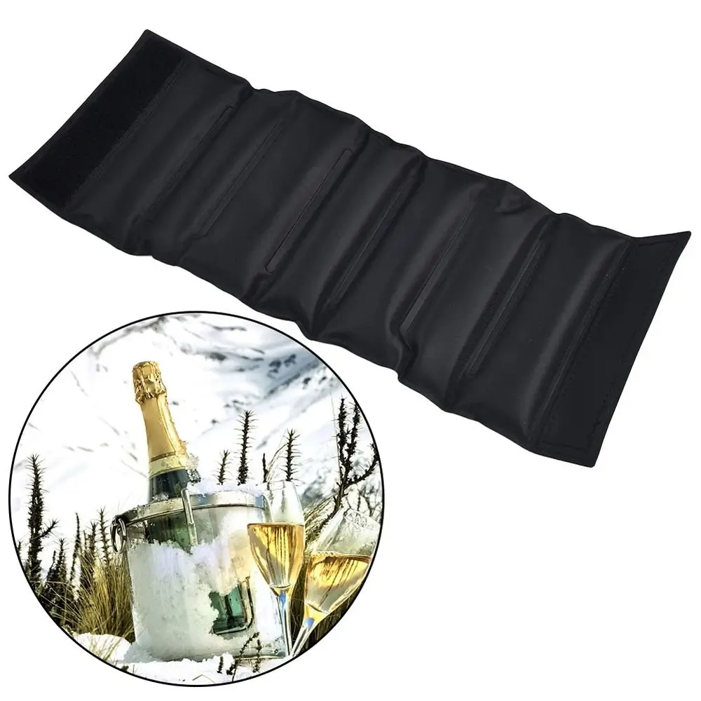 Wine Cooler Sleeve Wine Bottle Chiller Ice Pack Adjustable Bottle Wrap Keep Cool Refreshing for Red White Champagne Sparkling,wine ice pack